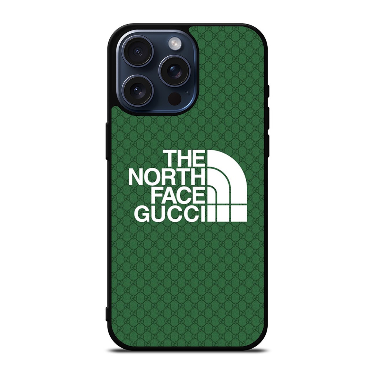 THE NORTH FACE X GUCCI PATTERN iPhone 15 Pro Max Case Cover